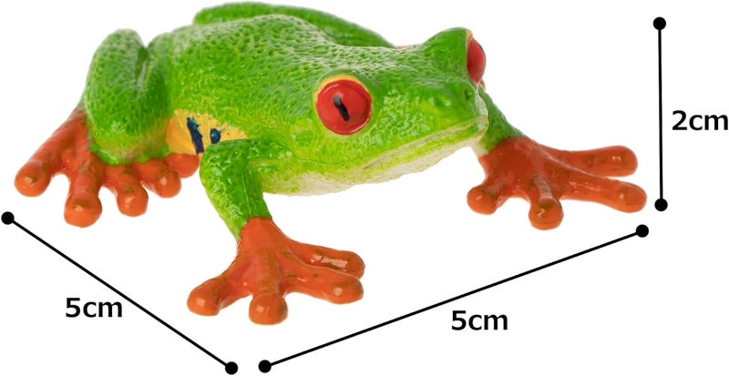 MOJO Red Eyed Tree Frog Realistic International Wildlife Hand Painted Toy Figurine - Image 2